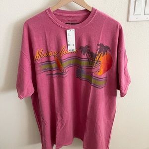 Urban Outfitters Malibu Beach Graphic T-Shirt Dress